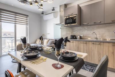 Velvet Noir Apartment by Solea