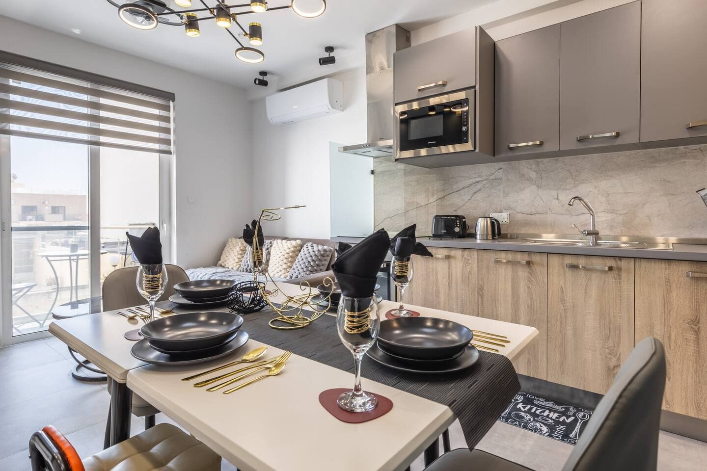 Velvet Noir Apartment by Solea